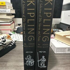 Kipling A Selection And Poems 2 By John Beecroft/Kipling's 2 Hardcover Books